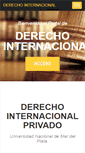 Mobile Screenshot of derechointernacional.net
